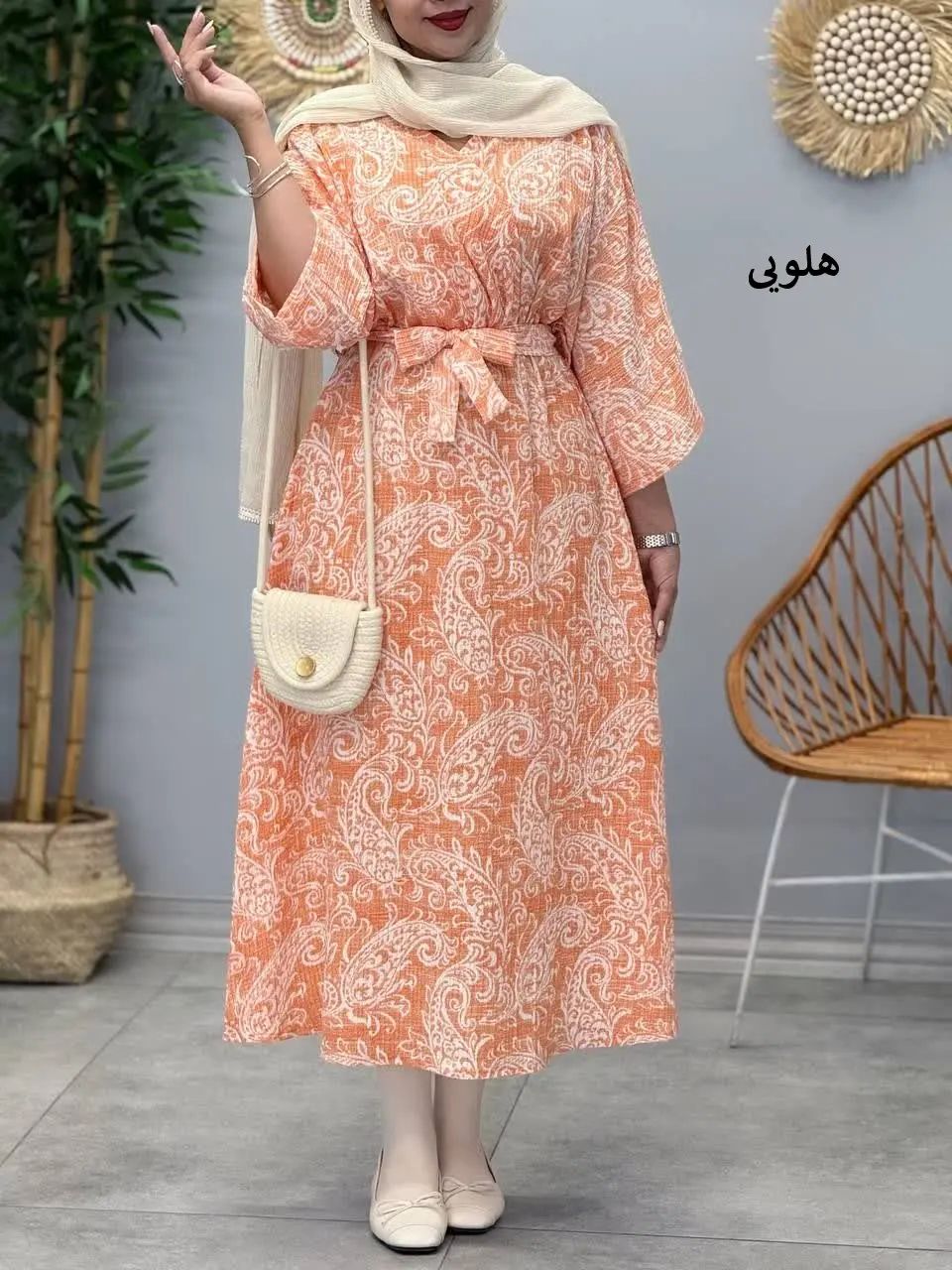 3445-مانتو کفتان کاملس